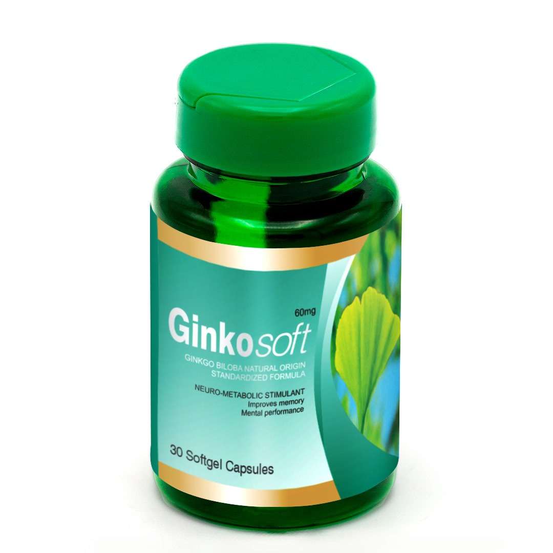Ginko Soft containing ginkgo biloba